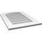 Ekena Millwork Arch Top Surface Mount PVC Gable Vent: Functional, w/ 3-1/2"W x 1"P Standard Frame, 20"W x 30"H GVPAR20X3001SF - alternate 5